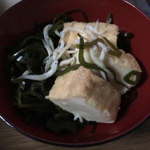 ヘルシーな簡単おかず☆切り昆布と小女子の煮物